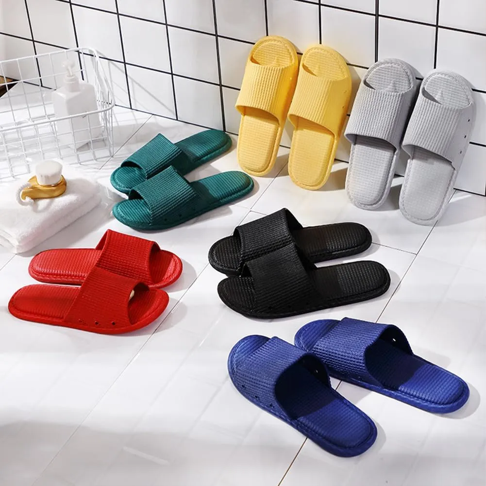 AYYDMY Comfort Shower Shoes, Non Slip Quick Drying Bathroom Slippers for Women Men Unisex, Soft Platform Cushion Slide Sandals for Living Room, Pool, Beach, SPA, Public Showers, Indoor, Outdoor