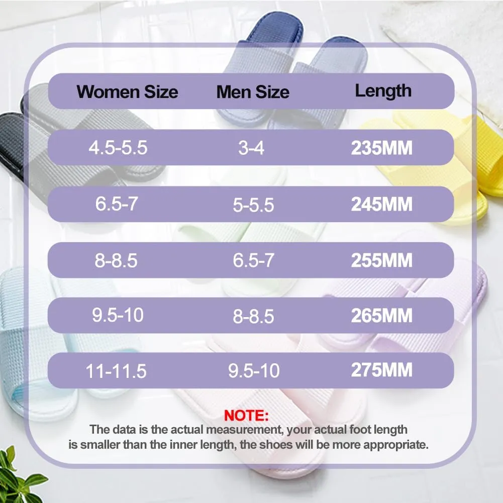 AYYDMY Comfort Shower Shoes, Non Slip Quick Drying Bathroom Slippers for Women Men Unisex, Soft Platform Cushion Slide Sandals for Living Room, Pool, Beach, SPA, Public Showers, Indoor, Outdoor