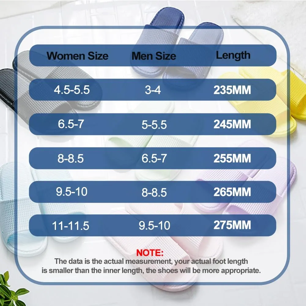 AYYDMY Comfort Shower Shoes, Non Slip Quick Drying Bathroom Slippers for Women Men Unisex, Soft Platform Cushion Slide Sandals for Living Room, Pool, Beach, SPA, Public Showers, Indoor, Outdoor