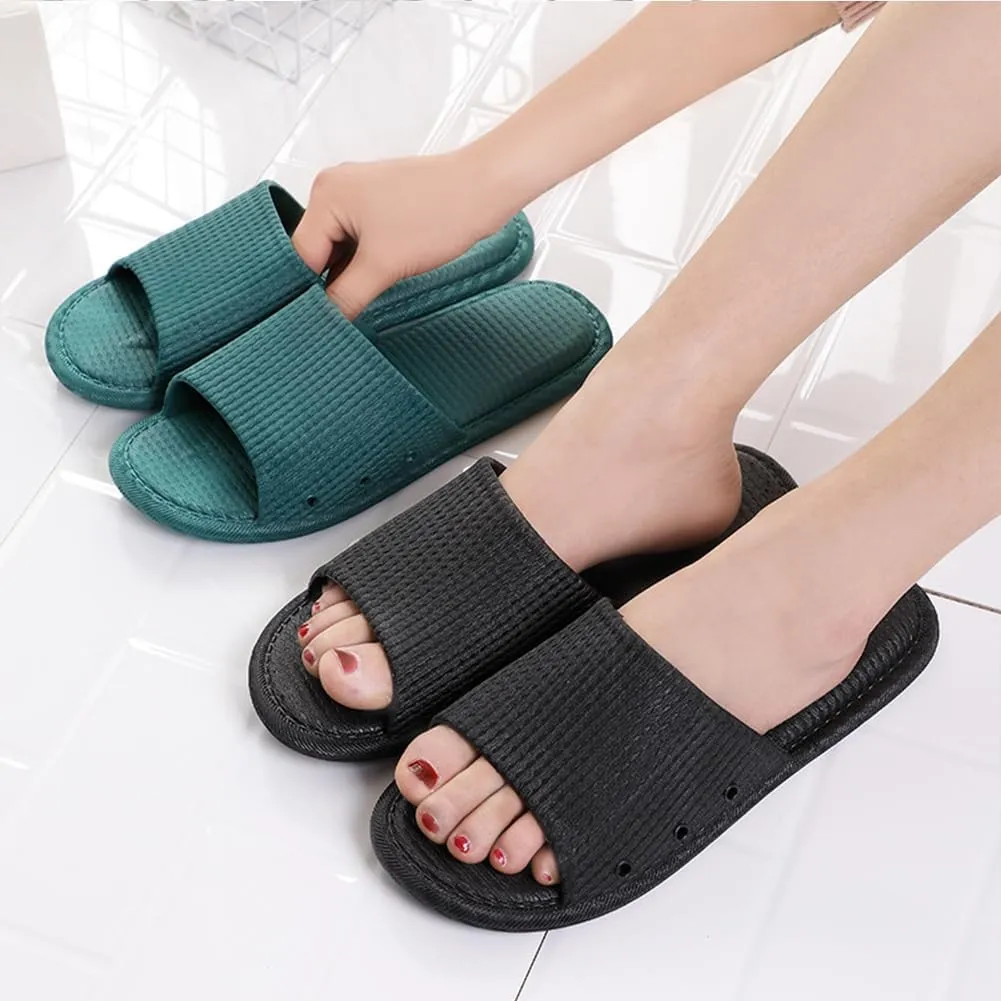 AYYDMY Comfort Shower Shoes, Non Slip Quick Drying Bathroom Slippers for Women Men Unisex, Soft Platform Cushion Slide Sandals for Living Room, Pool, Beach, SPA, Public Showers, Indoor, Outdoor