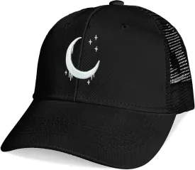 Baseball Caps Embroidered Adjustable Mesh Dad Hat Black Trucker Hats for Men and Women