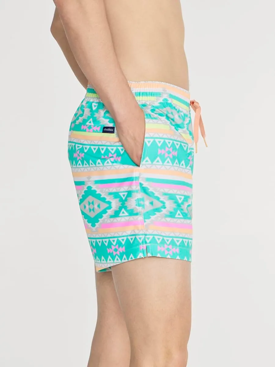 Chubbies Mens Swim Trunks ?C Mens Swim Shorts with 4-Way Stretch, 5.5?? Beach Shorts with Elastic Waist, Drawstring,Mesh Lining