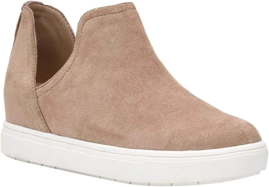 CUSHIONAIRE Women's Hero Hidden Wedge Sneaker  Wide Width Available