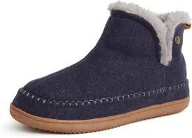 Dearfoams Men's Brixen Indoor/Outdoor Memory Foam Boot Alpine Camping Cozy Slipper House Shoe