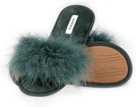 Extreme Plush Ladys Sexy Slip-on Comfortable Slippers Womens Fluffy Indoor Open-toe Scuff