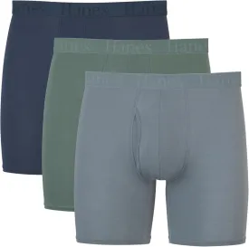 Hanes Men's Supersoft Underwear, Viscose from Bamboo, Trunks and Boxer Briefs
