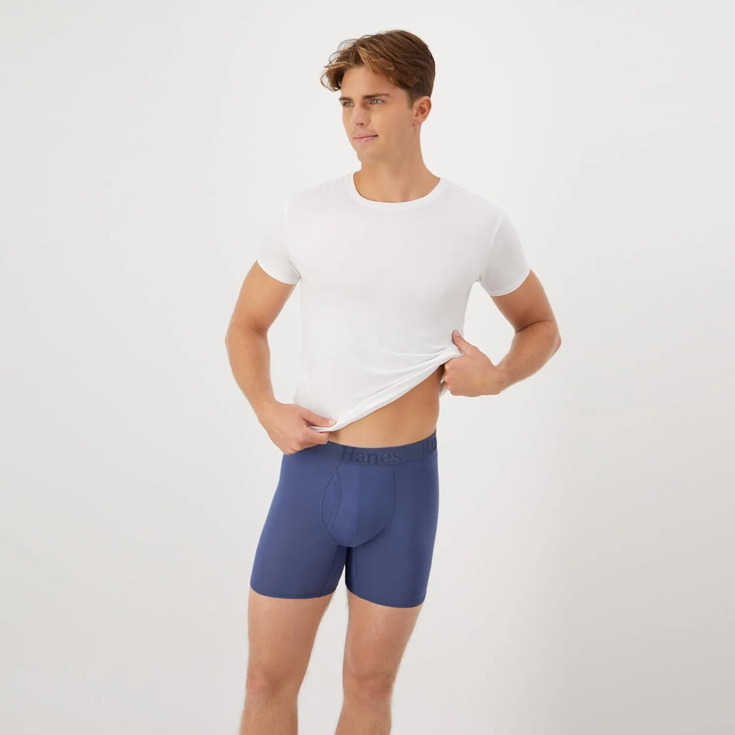Hanes Men's Supersoft Underwear, Viscose from Bamboo, Trunks and Boxer Briefs