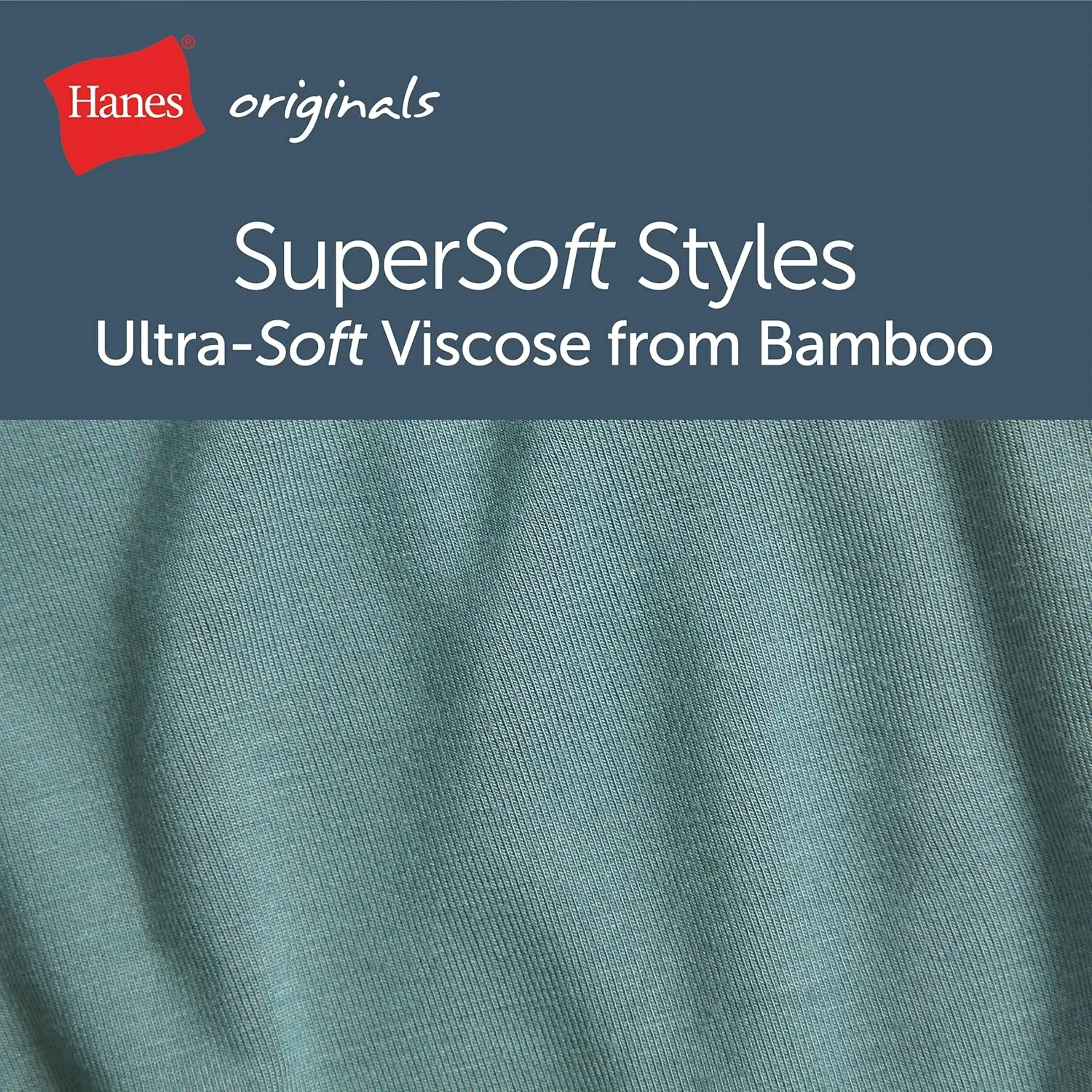 Hanes Men's Supersoft Underwear, Viscose from Bamboo, Trunks and Boxer Briefs