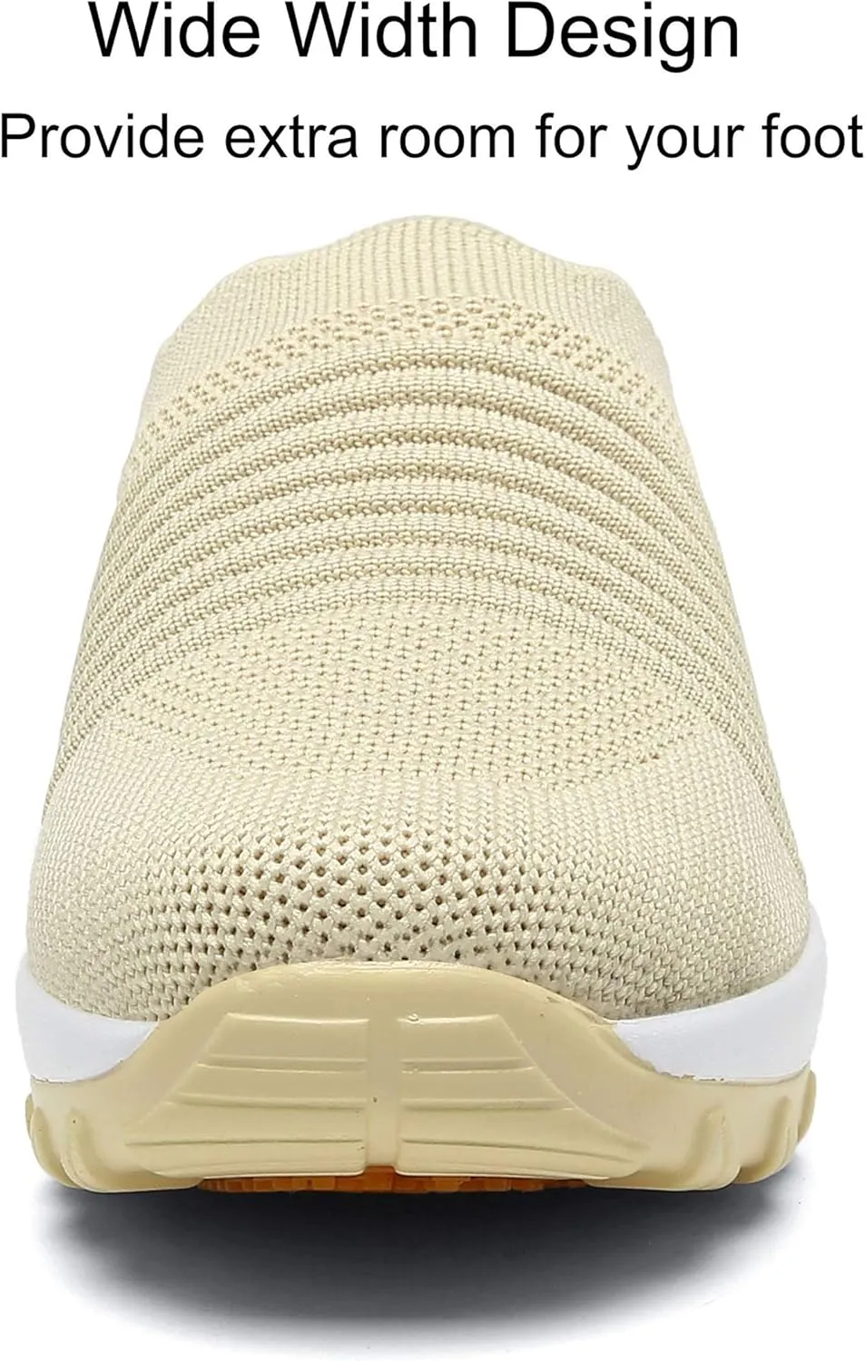 INMINPIN Women's Slip-on Mule Sneakers Lightweight Breathable Casual Shoes Platform Outdoor Clog Slippers