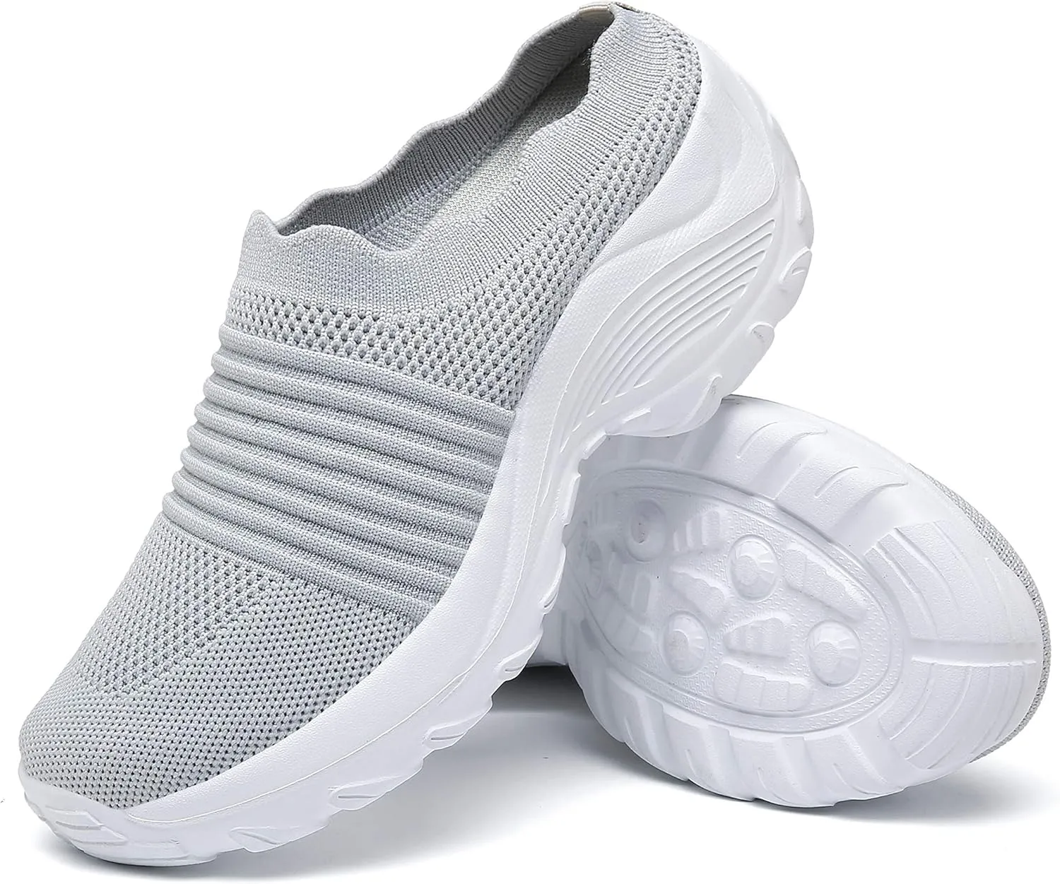 INMINPIN Women's Slip-on Mule Sneakers Lightweight Breathable Casual Shoes Platform Outdoor Clog Slippers