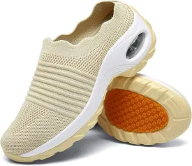 INMINPIN Women's Slip-on Mule Sneakers Lightweight Breathable Casual Shoes Platform Outdoor Clog Slippers
