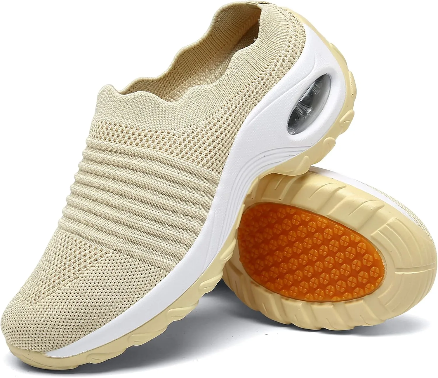 INMINPIN Women's Slip-on Mule Sneakers Lightweight Breathable Casual Shoes Platform Outdoor Clog Slippers