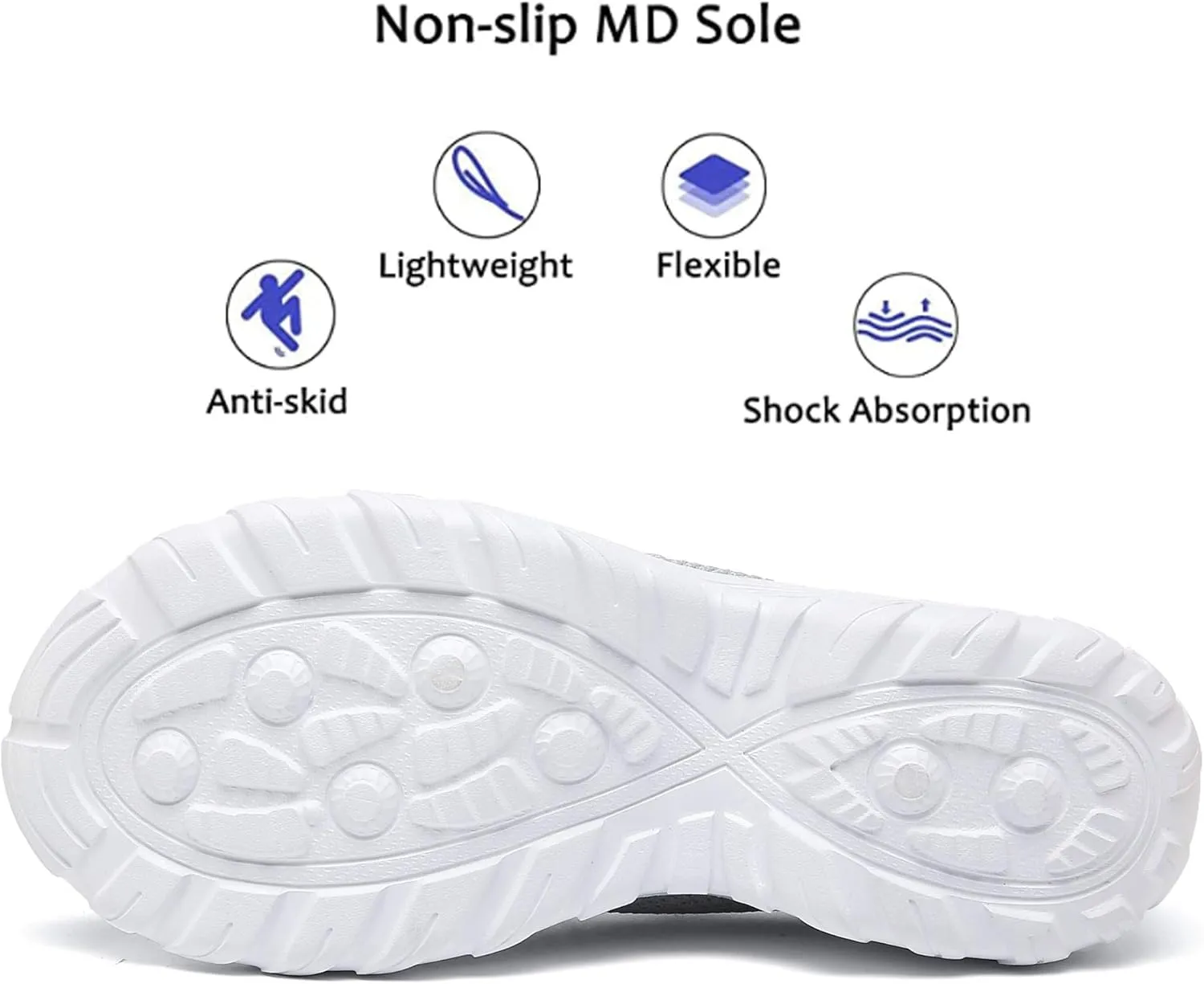 INMINPIN Women's Slip-on Mule Sneakers Lightweight Breathable Casual Shoes Platform Outdoor Clog Slippers