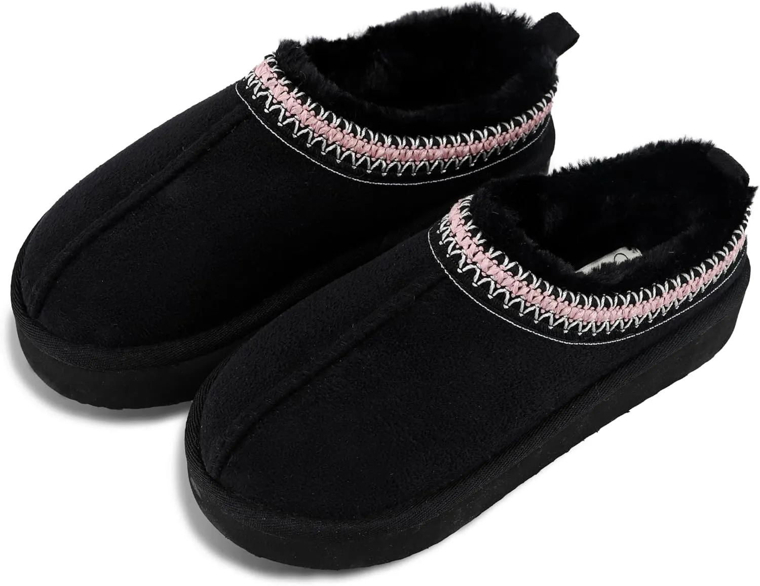 Jessica Simpson Womens and Girls Indoor/Outdoor Platform Clog Slipper - Mommy & Me Size Options