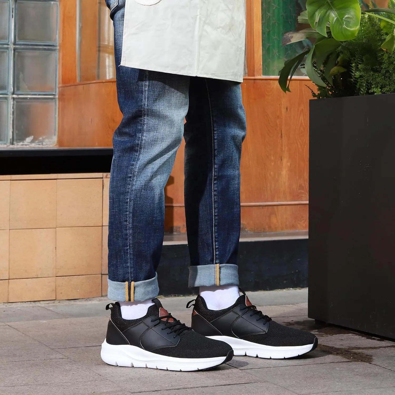 Mens Non Slip Work Shoes Walking Sneakers Zapatos Trabajo Food Service Chef Kitchen