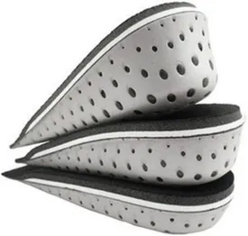 One Pair Breathable Memory Foam Height Increase Insole Invisible Increased Heel Lifting Inserts Shoe Lifts Shoe Pads Elevator Insoles for Men Women (4.3cm Height)