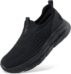STQ Women's Slip On Walking Tennis Shoes Cushion Comfortable Orthopedic Sneakers Breathable Non-Slip Athletic Gym Workout Shoe