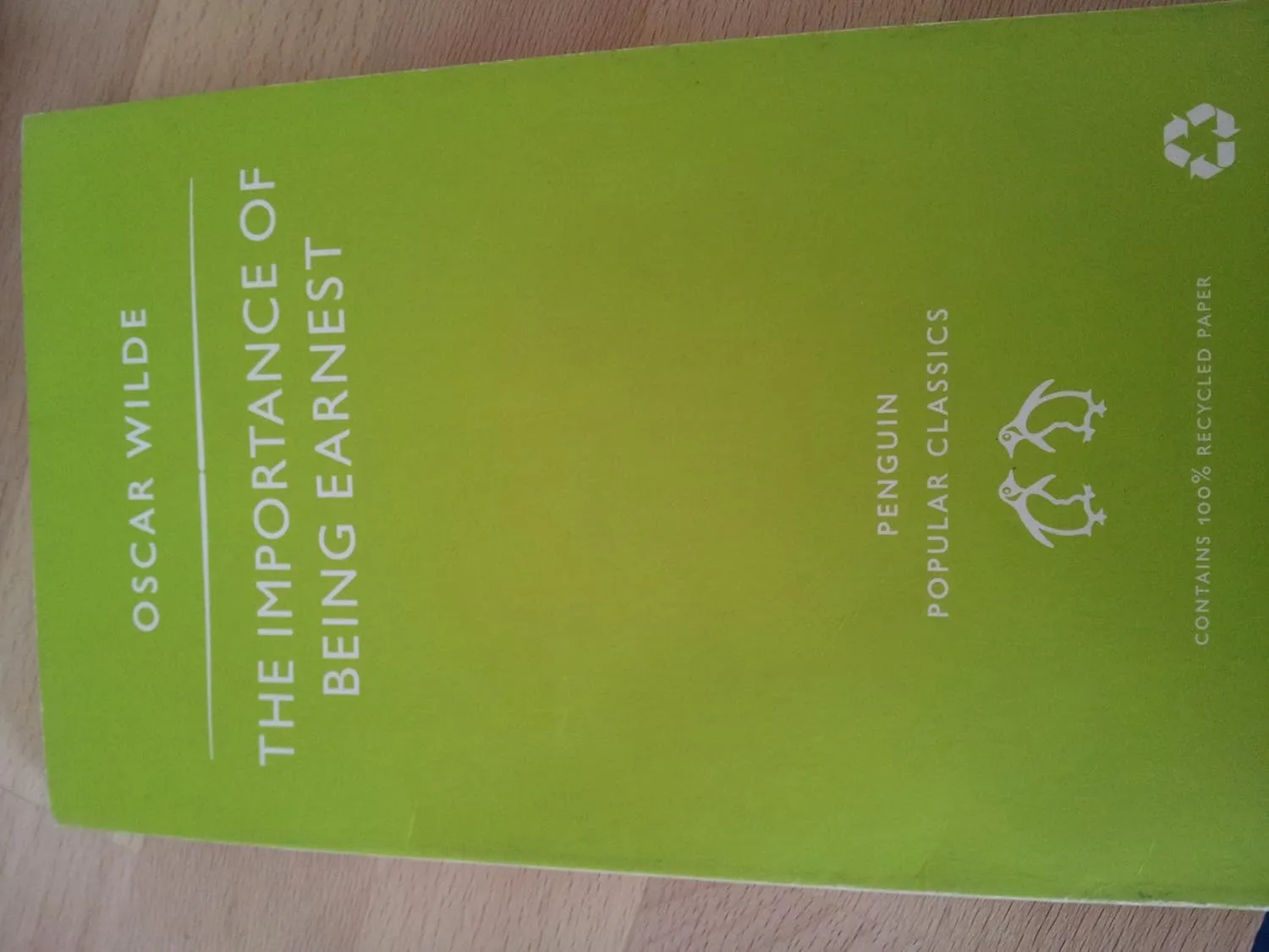 The Importance of Being Earnest Paperback  August 18, 2012