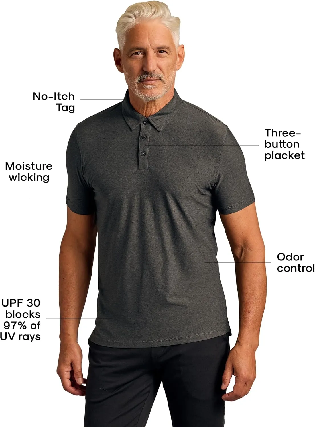 True Classic Short Sleeve Polo Shirts for Men - Cotton Men's Polo Shirts, Golf Shirt & Custom Polo - Collared Short Sleeve