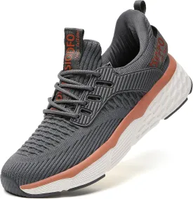 TSIODFO Womens Slip On Running Shoes Wide Lightweight Gym Workout Walking Shoes