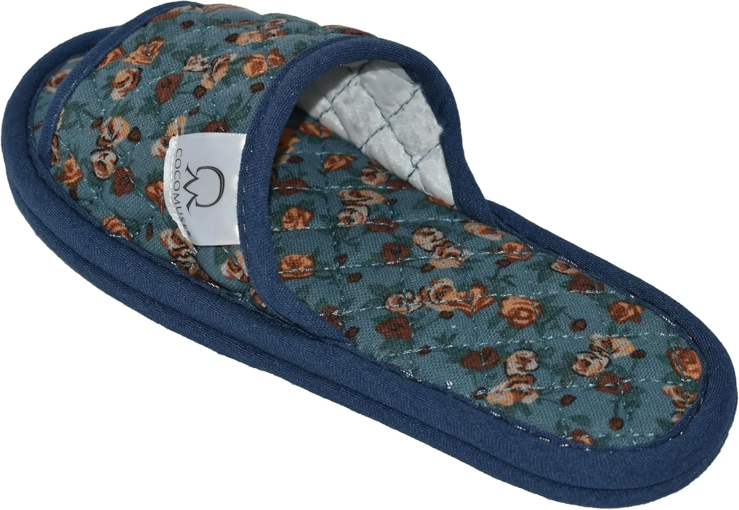 Ultralight Soft Indoor Open Toe Cotton linen Slippers Absorb Sweat Cloth Bottom House Slippers