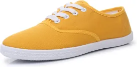 VenusCelia Women's Rainbow Lace Up Sneaker Shoes
