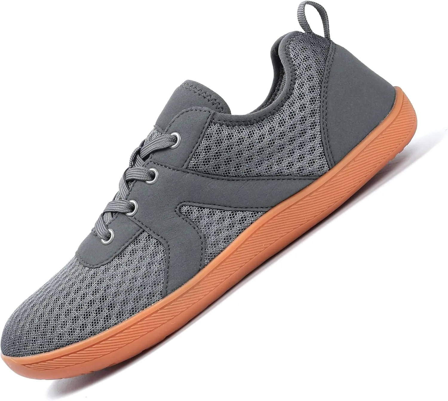 Walking Shoes for Men Wide Toe Zero Drop Extra Wide Width Sneakers Adult Minimalist Barefoot Shoes Men for Running Walking Fishing Hiking Fitness
