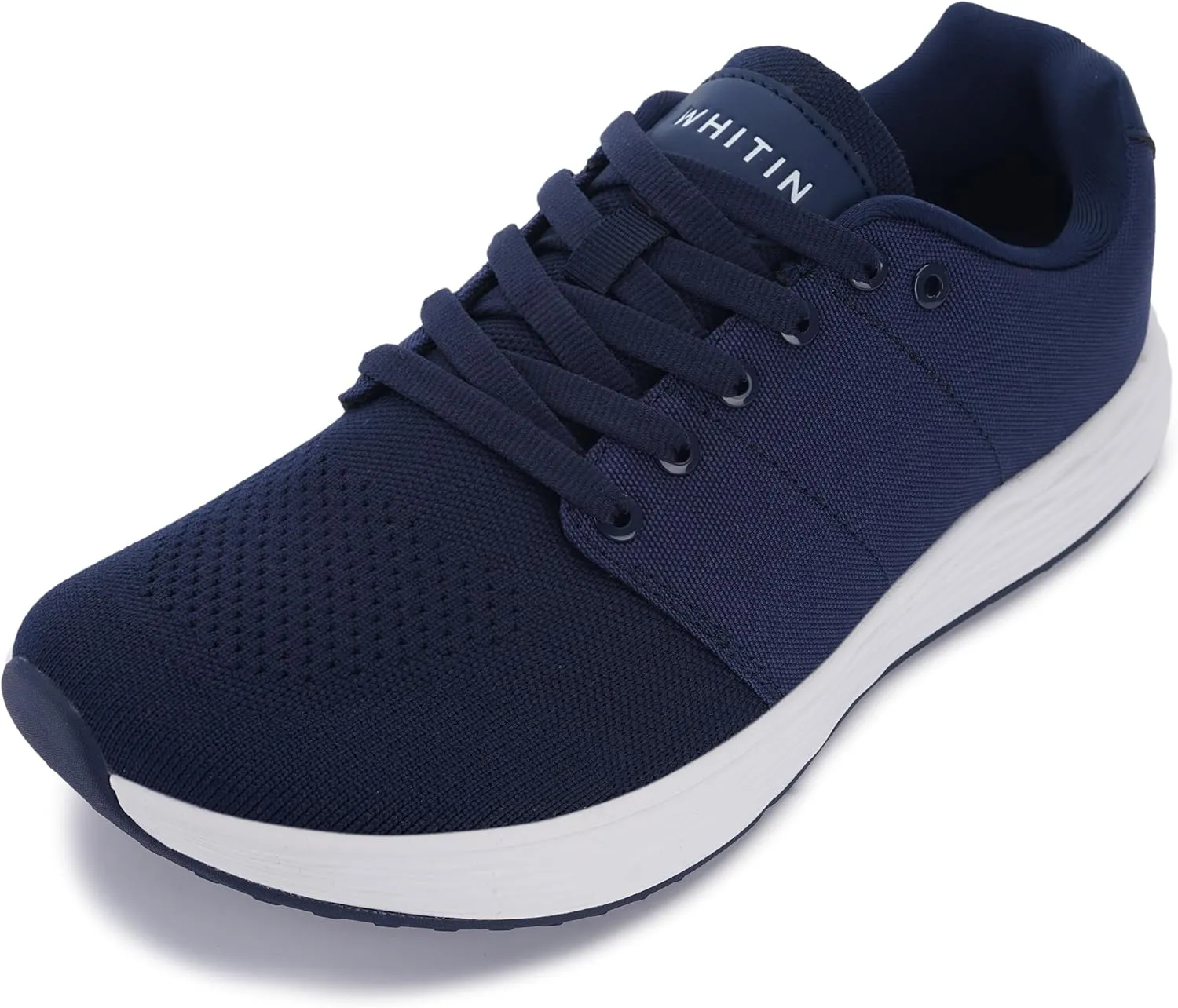 WHITIN Men's Wide Toe Box Walking Shoes   Zero Drop with Non-Slip Rubber Outsole