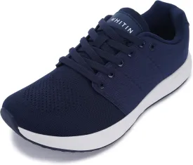 WHITIN Men's Wide Toe Box Walking Shoes   Zero Drop with Non-Slip Rubber Outsole