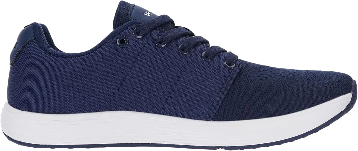 WHITIN Men's Wide Toe Box Walking Shoes   Zero Drop with Non-Slip Rubber Outsole