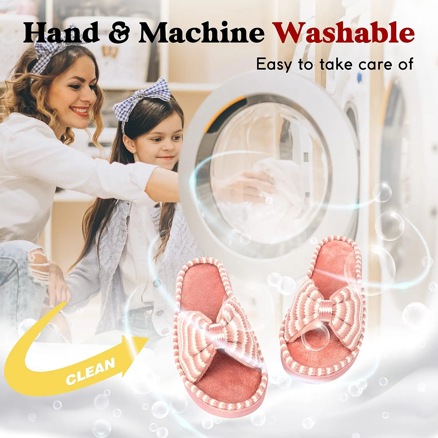Women Summer Slippers Open Toe Slippers Memory Foam Anti-slip House Shoes Indoor Outdoor Christmas Gifts