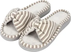 Women Summer Slippers Open Toe Slippers Memory Foam Anti-slip House Shoes Indoor Outdoor Christmas Gifts