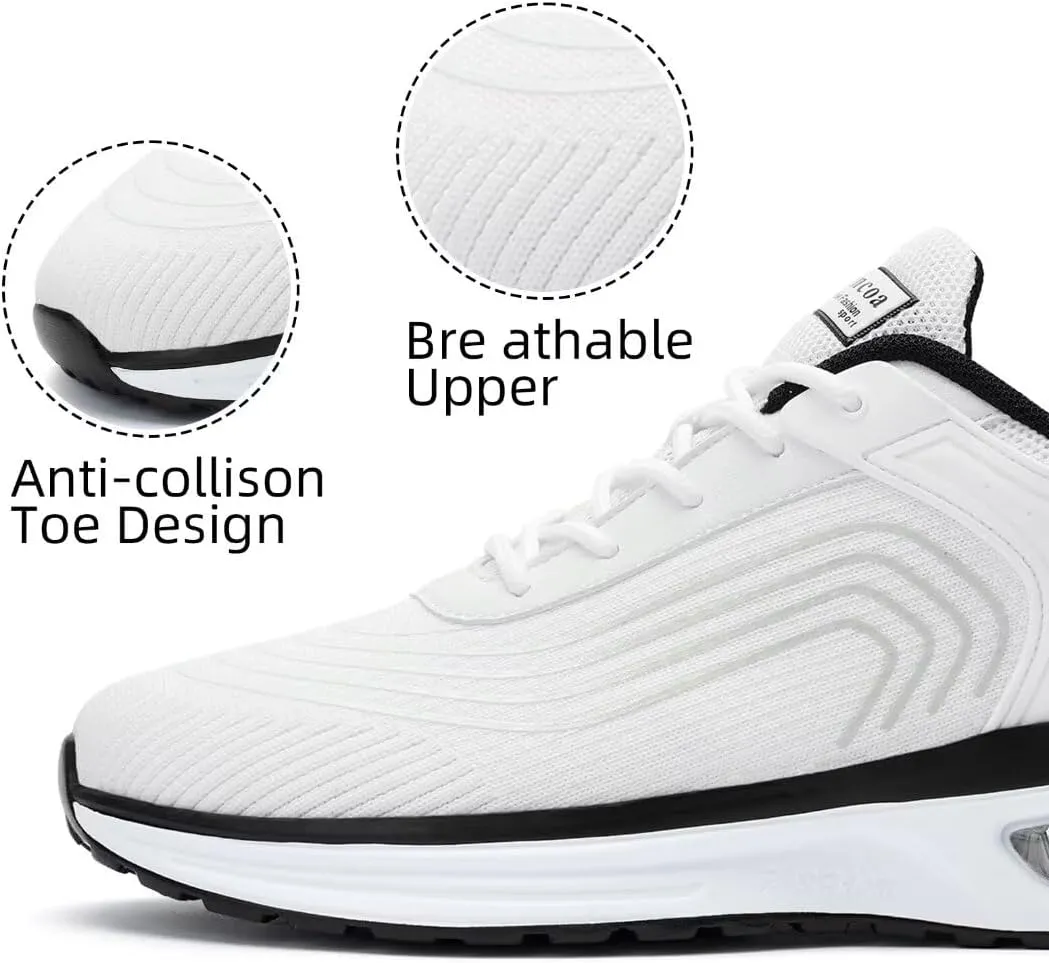 Womens Air Running Shoes Womens Walking Shoes Lightweight Women Sneakers Air Cushion Tennis Shoes for Gym Workout Sports