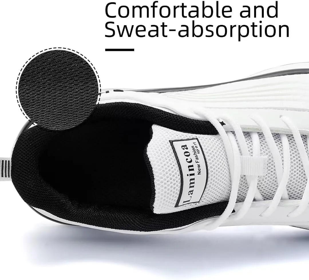 Womens Air Running Shoes Womens Walking Shoes Lightweight Women Sneakers Air Cushion Tennis Shoes for Gym Workout Sports