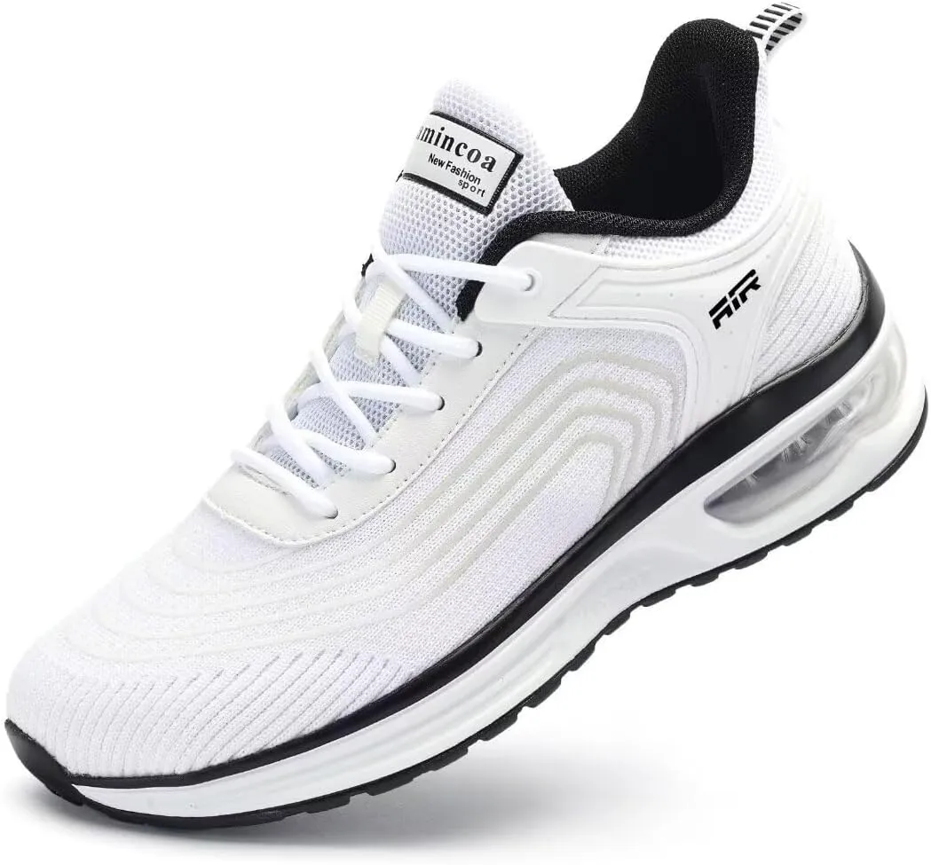 Womens Air Running Shoes Womens Walking Shoes Lightweight Women Sneakers Air Cushion Tennis Shoes for Gym Workout Sports